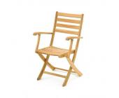 Belardo Klappstuhl Elegance - Armlehne - Teak