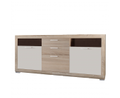 California Sideboard Nimes - mit 2 Türen - Eiche/weiß