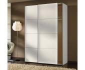 Solutions Schwebetürenschrank Portiers - Polarweiß (Breite 150cm)
