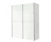 Solutions Schwebetürenschrank New Orleans - Struktur Weiß (Breite 120cm)