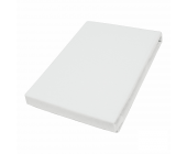 Hahn Haustextilien GmbH Spannbettlaken Feinjersey-Elastan Weiß - 650g (90-120 x 200-220 cm)