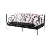Home Design Bett Sunbury - schwarz (Liegefläche: 90 x 200 cm - Bettgestell)