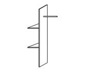 Rauch Wäscheeinteilung Quadra- für Schrankbreite 90cm