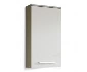 Aqua Suite Hängeschrank Hamilton - silber/weiß Hochglanz
