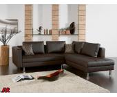 JOB Wohnlandschaft/ Gästebett Milano Kunstleder braun