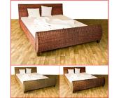 Rattanbett Doppelbett R01 ~ Variantenangebot