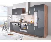 Küchenblock »Toronto«, Breite 280 cm, ohne Aufbauservice, Ausführung B: anthrazit