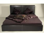 Interama Lederbett M18 Doppelbetten braun 160x200 Futon