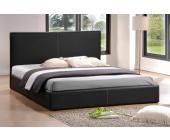 Interama Lederbett M18 Polsterbetten schwarz 160x200