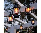 LED-Lichterkette MOLLY mit kleinen Laternen