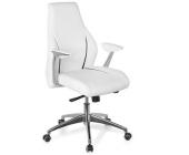 hjh OFFICE Bürostuhl / Chefsessel CARMINO 10 elfenbein/schwarz