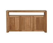 Ethnicraft Teak Double Sideboard mit 3 Türen