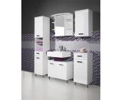 Germania Badezimmer 5 tlg. Elegance Weiß MDF Hochglanz
