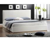 Interama Weißes Leder Bett M18 Polsterbetten 200x200