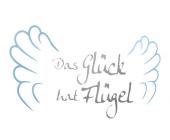 CUADROS Wandspruch »Das Glück hat Flügel«