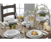 FRIESLAND GERMANY Porzellanserie »La Belle Weiß«, Frühstücks-Set, 12-teilig