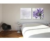 HOME AFFAIRE Wandbild-Set, Home Affaire, »Spruch + Bild« (2-tlg.)