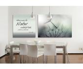 HOME AFFAIRE Wandbild-Set, Home Affaire, »Spruch + Bild« (2-tlg.)