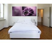 HOME AFFAIRE Wandbild-Set, Home Affaire, »Spruch + Bild« (2-tlg.)