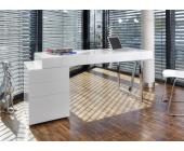 SalesFever Deseo Schreibtisch inkl. Container mit 3 Schubladen