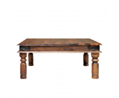 Landhaus Classic Couchtisch Kaschmir - Massivholz Sheesham Honigfarben dunkel