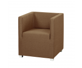 Fredriks Sessel Carmen - Webstoff Goldbraun