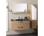 PARISOT meubles Badmöbel-Set Helsinki MDF Eiche furniert