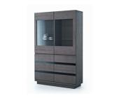 Kauf-Unique.de Vitrinenschrank Kiefer massiv Alexandrie
