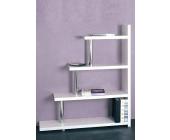 Mehrzweckregal/Rack, mit 4 Regalböden, weiß