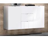 Sideboard, Breite 135 cm, weiß