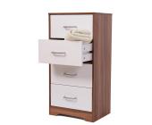 Schrank N63, 40x30x80cm, 4 Schubladen ~ Variantenangebot