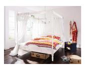 HOME AFFAIRE Himmelbett, Home Affaire, weiß, 140/200 cm