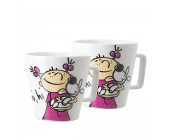 Leonardo Tasse Kids Hihi (2er-Set) - lila