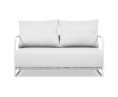 furnitive Sofa mit Schlaffunktion Magnus Weiß