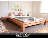 Empinio24 LOFT 200x200 Bett Doppelbett Erle massiv geölt gewachst