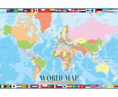 Eurographics Puzzle Weltkarte 100 Teile Puzzle von Eurographics