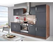 Küchenblock »Toronto«, Breite 270 cm, ohne Aufbauservice, Ausführung B: anthrazit
