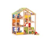 HAPE TOYS Puppenhaus aus Holz, Hape, »Vier-Jahreszeiten«, Spielhaus