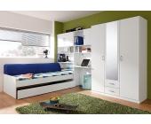Jugendzimmer (4-tlg.), Gr.2, mit 3-trg. Kleiderschrank
