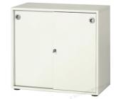 Wellemöbel Aktenschrank Wellemöbel JOBexpress,lichtgrau,Schiebetüren,2OH, 80x75,2x42cm