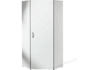 Wellemöbel Eckschrank Wellemöbel WRW5+, weiß,Mehrzweckschrank, 80 x 183 x 80cm