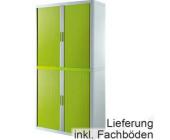 Paperflow Aktenschrank Paperflow easy Office,110x204x41,5cm, weiß/grün