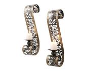 Wandkerzenhalter (2er Set)