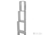 DeLife 3 Space Age Lounge Cuben Weiss lackiert Regale rechteckig Cubes