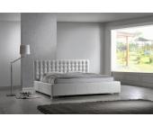 Interama Weißes Polsterbett M42 Lederbetten 160x200