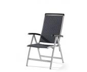 Sieger Klappsessel BALI Alu/Geflecht/Kunststoff graphit-grau