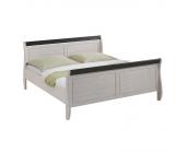 Montreux Lyngby Schlafzimmer Set (4-teilig) - mit Bett, 2 Nachtkonsolen & 5-türigem Kleiderschrank