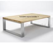 Empinio24 STEEL Tischuntergestell aus Edelstahl Höhe 41 cm für Couchtische