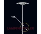 Deckenfluter Stacy mit Lesearm, LED