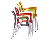 Stapelstuhl Bistrostuhl Gartenstuhl Kunststoff Dolce ~ Variantenangebot